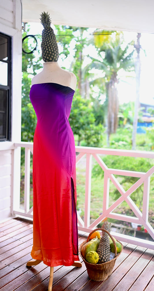 Sunset in Negril Maxidress (Purple)