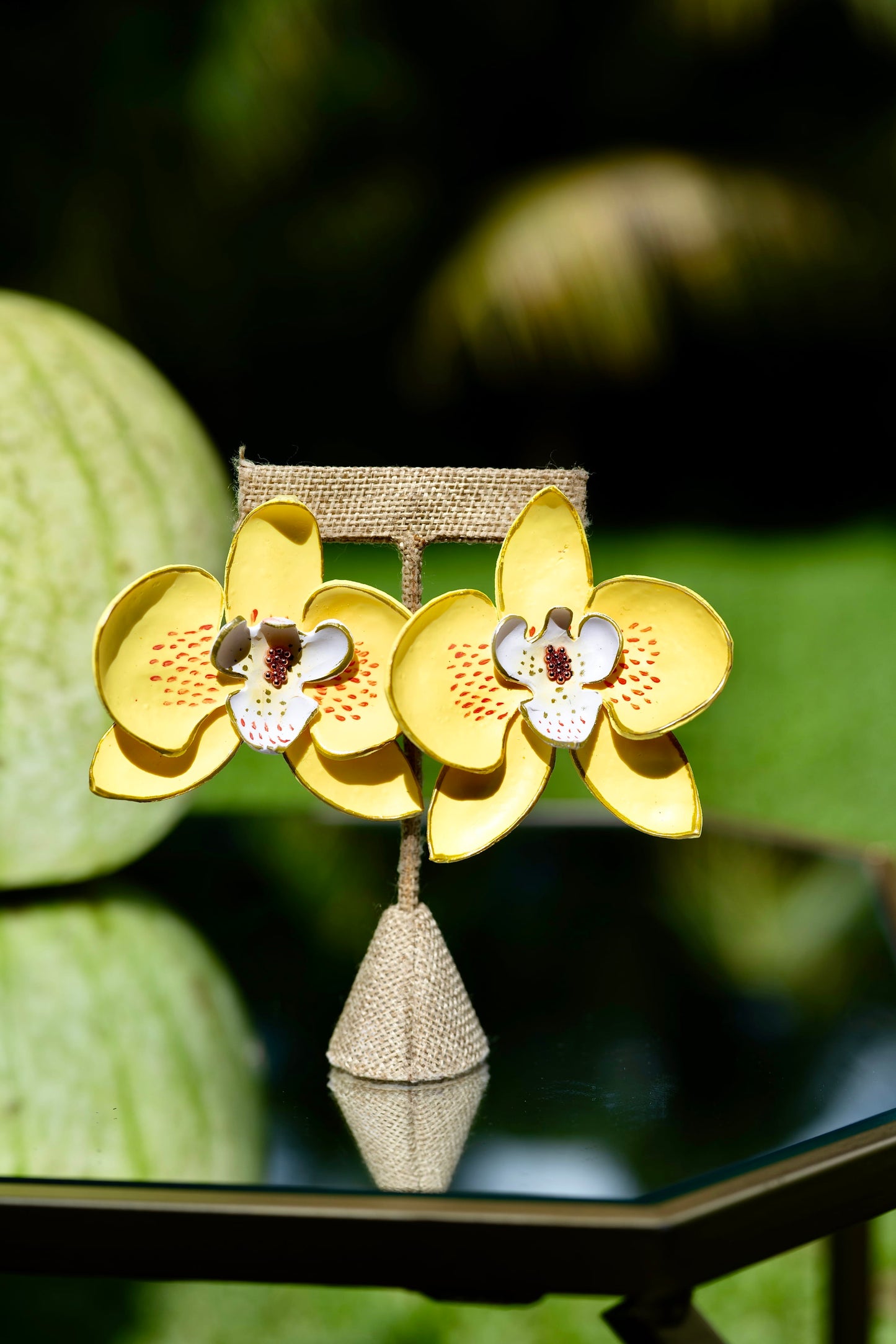 Fanciful Orchid Earrings