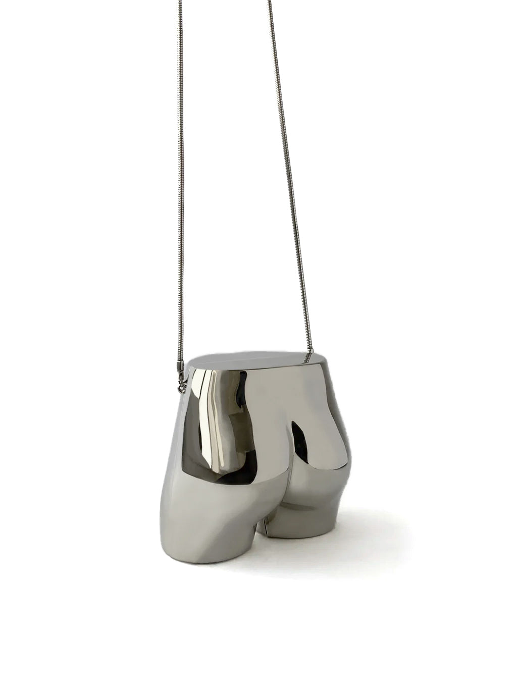 Silver Cheeky Butt Bag