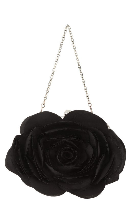 Black Floral Bag