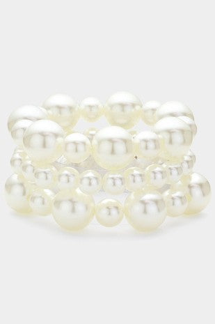 Pearl Bracelet Set