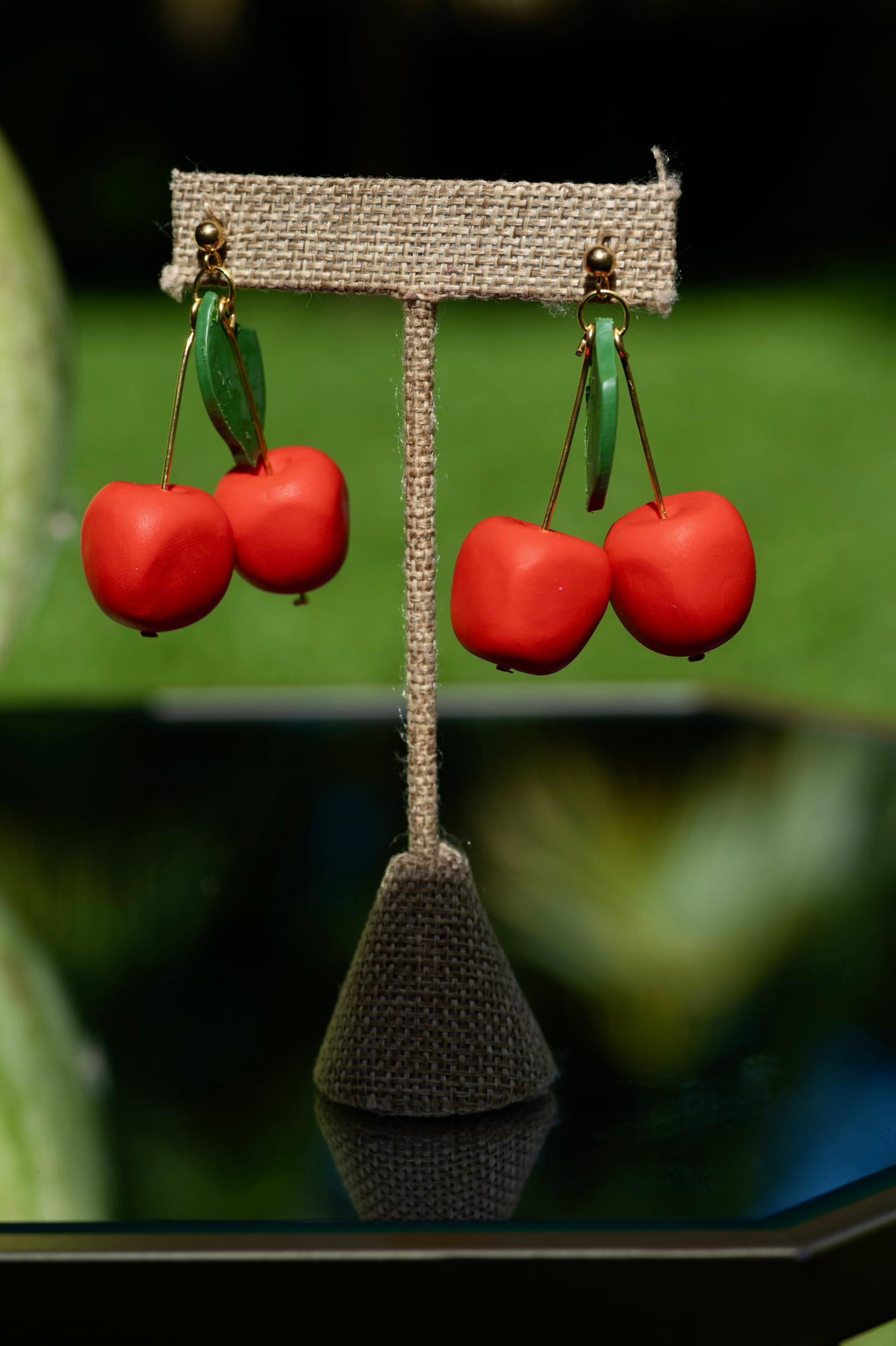 Fanciful Cherries Earrings