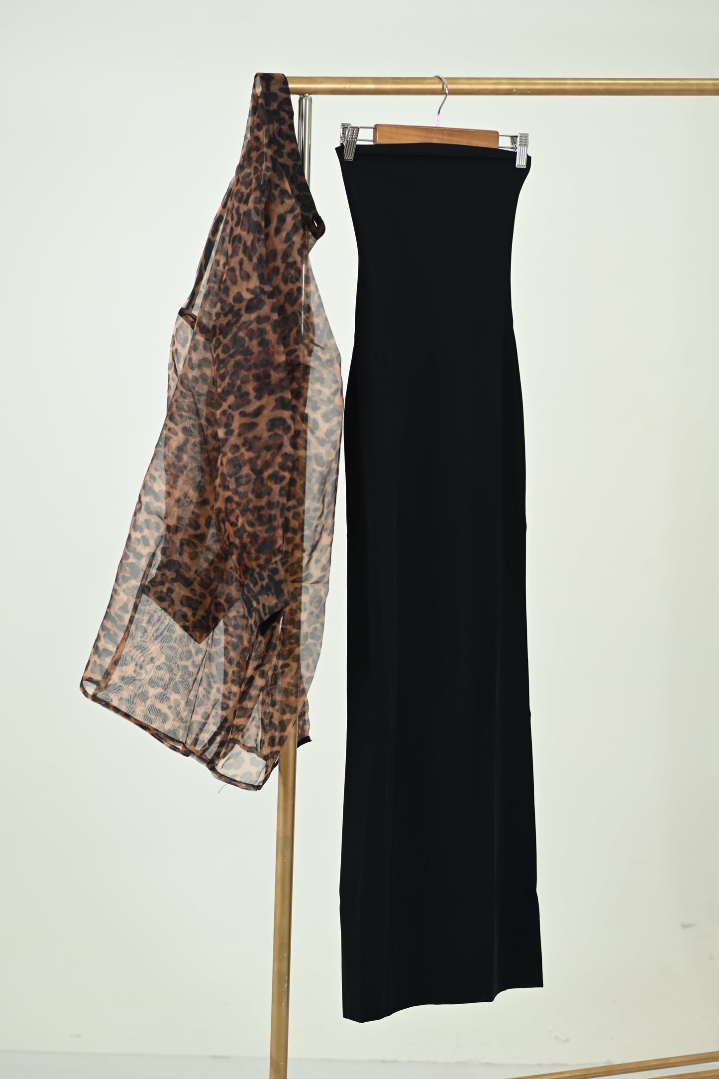 Vivica Leopard Sheer Oversized Blouse