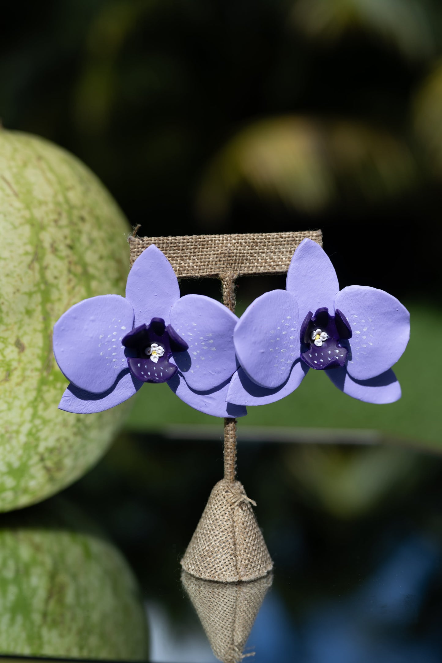 Fanciful Orchid Earrings