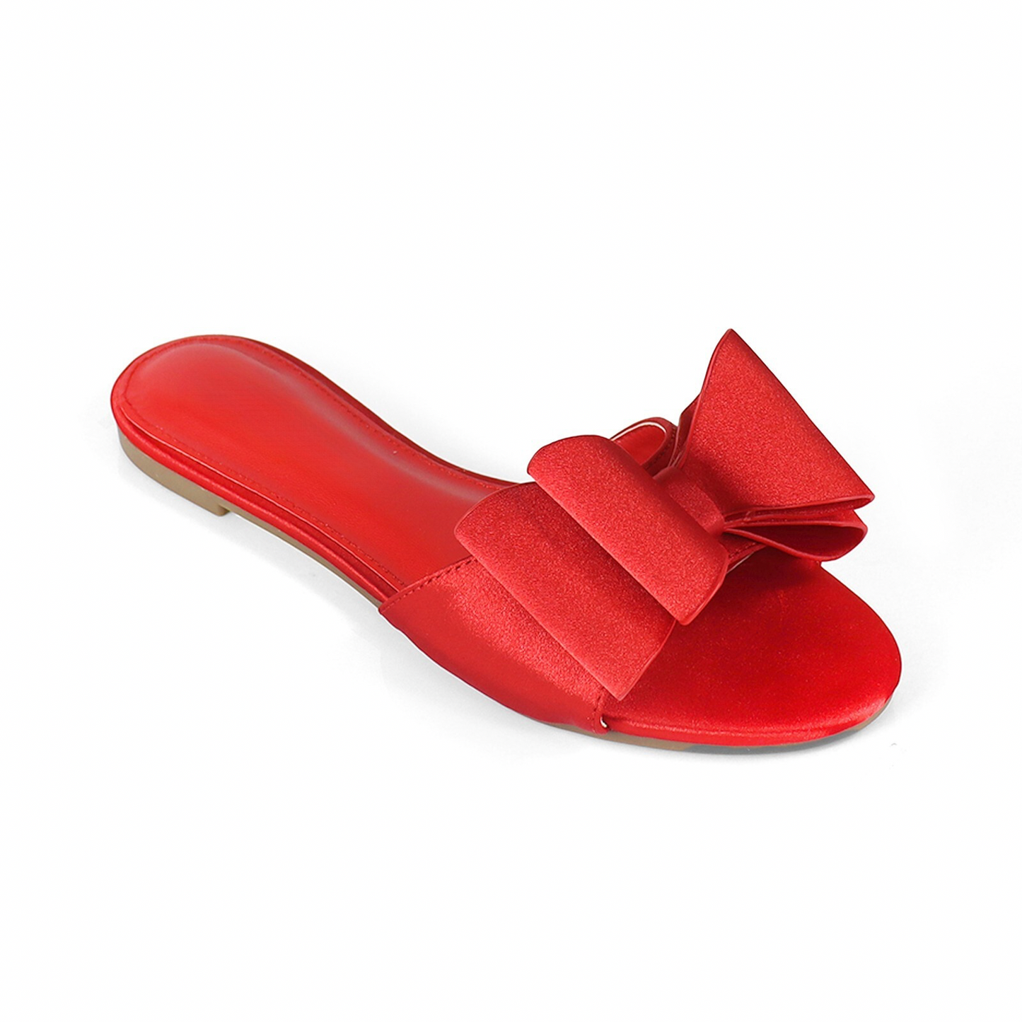 Ruby Bows Satin Sandals (Est. Arrival July 1st, 2024)