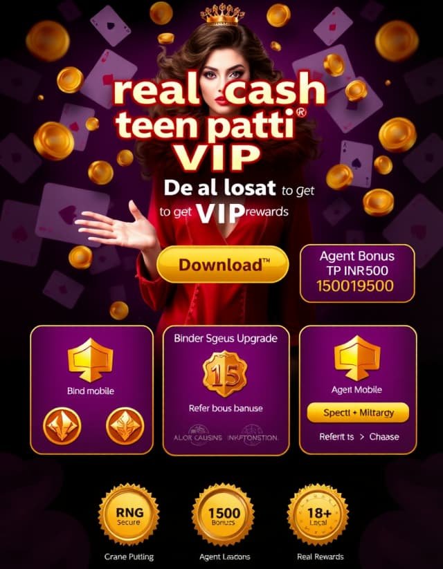 Real Cash Teen Patti Banner