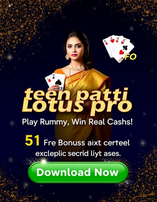 Teen Patti Lotus Pro Banner