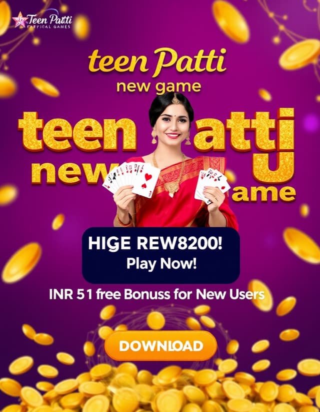 Teen Patti New Game Banner